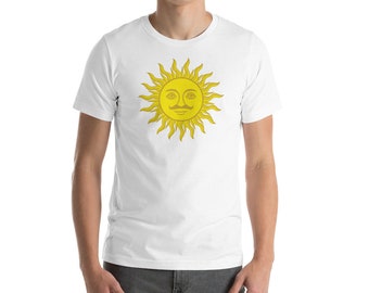 King Arthur Holy Grail Sun Short-Sleeve Unisex T-Shirt