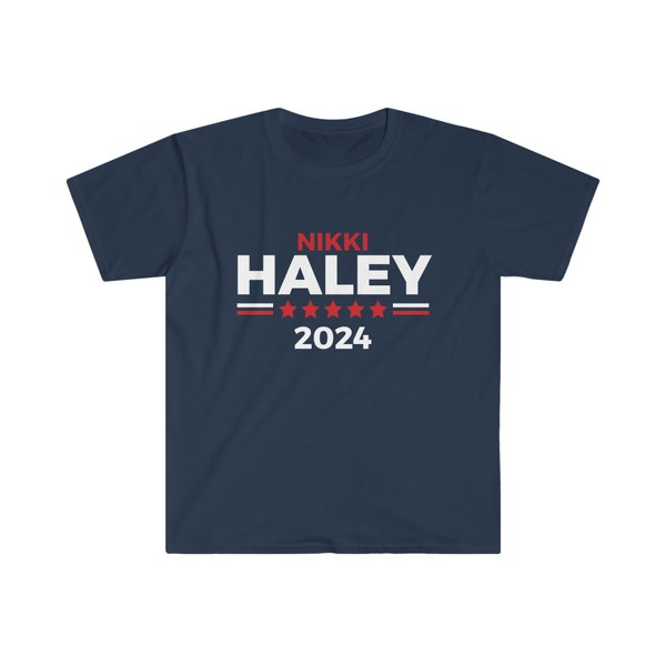 Nikki Haley für Präsident 2024 Nikki Haley Unisex Softstyle T-Shirt
