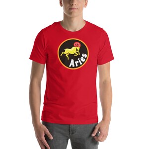 Koszulka unisex Fierce Aries Baran Ogień Znak zodiaku