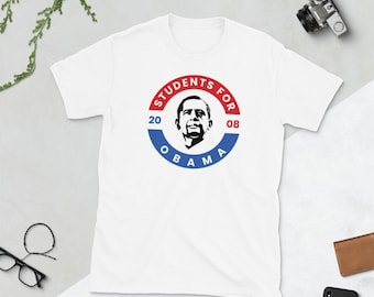 "Obama Shirt ""Studenten für Präsident Barack"Obama Unisex T-Shirt""
