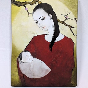 Persona Sayuri 19" x 14" mounted canvas print