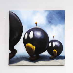 Bob-omb Battlefield Super Mario 64 Canvas Print Mounted