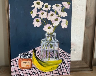 ORIGINAL Acrylic Painting Still Life 12x12