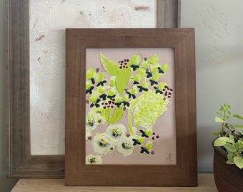 Original 'Spring IV' Floral Still Life Acrylic Painting 11x14