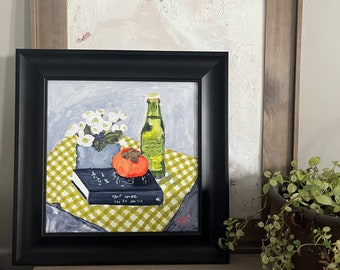 ORIGINAL Acrylic Painting Still Life 12x12