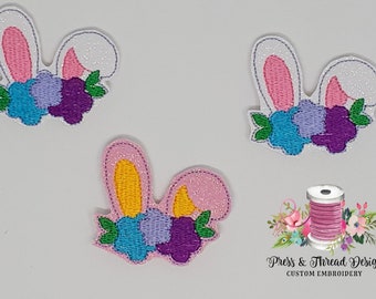 Easter Bunny Ears Felt Hair Clip: Handmade Merino Wool Accessory
