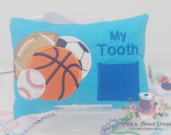All Sports Tooth Pillow | First Tooth | Fairytales