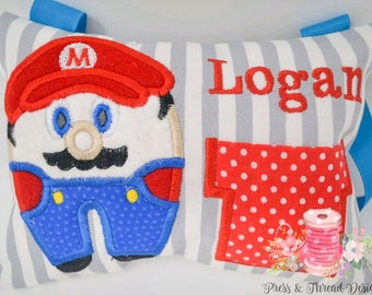 Personalized Tooth Fairy Pillow: Embroidered Keepsake with Pocket
