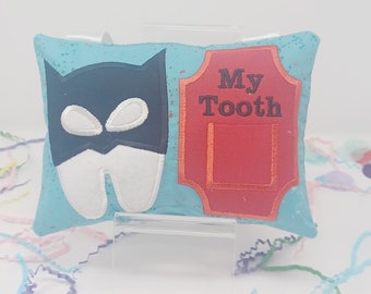 Superhero Tooth Fairy Pillow | Lost Tooth Keeper