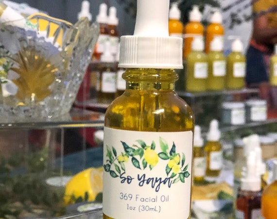 369 Facial Oil 30mL / Organic Face Serum