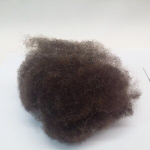 Natural Colour  Breed Wool Blue Texel,  grown by Uan Wool,  Angus, Scotland,  Core wool for needle felting