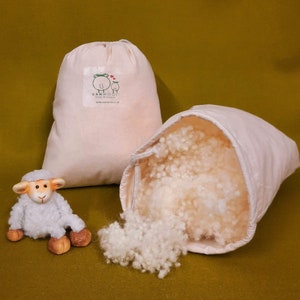 Uan Wool: Super comfy wool ball pillow filling