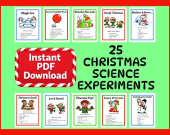 Experimentos científicos navideños: 25 experimentos prácticos para niños (Descarga en PDF)