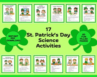 St. Patrick’s Day Science Experiments: 17 Kids Science Activities Hands-On (PDF Download)