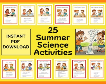 Summer Science Experiments : 25 Summer Science Activities – The Ultimate Hands-On STEM Adventure!