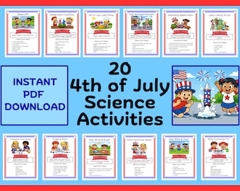 Fourth of July Science Experiments for Kids – 20 Hands On Science Activities!
