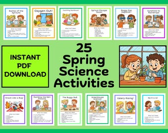 Spring Science Experiments – 25 Hands-On Experiments for Kids!