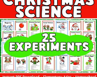 Experimentos científicos navideños: 25 experimentos prácticos para niños (Descarga en PDF)