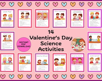 Valentine's Day Science Experiments for Kids | 14 Hands-On Activities (PDF)