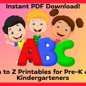 Learn ABCs Printable: Alphabet Tracing & Sorting Activities (PDF Download)