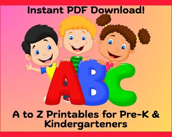 Learn ABCs Printable: Alphabet Tracing & Sorting Activities (PDF Download)