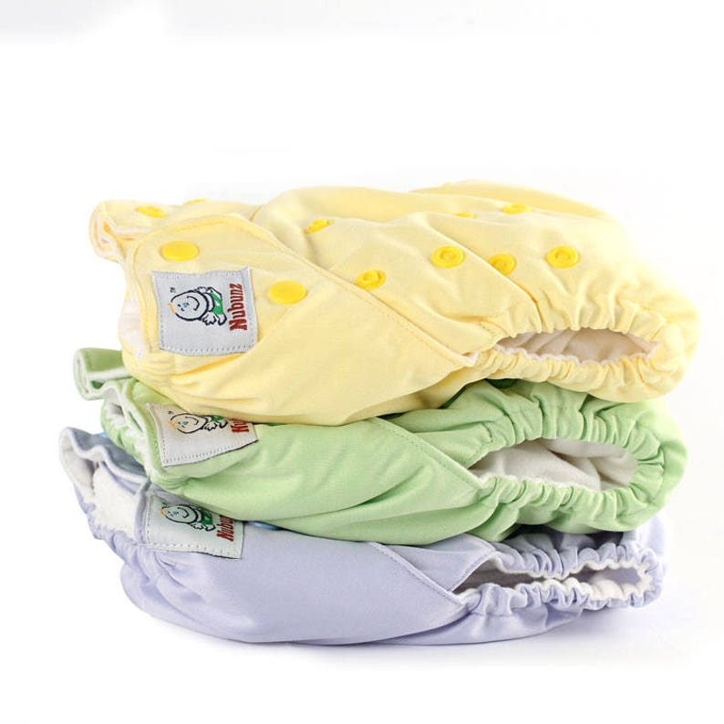 Eco Friendly Reusable Pocket Cloth Diapers with two liners. Etsy