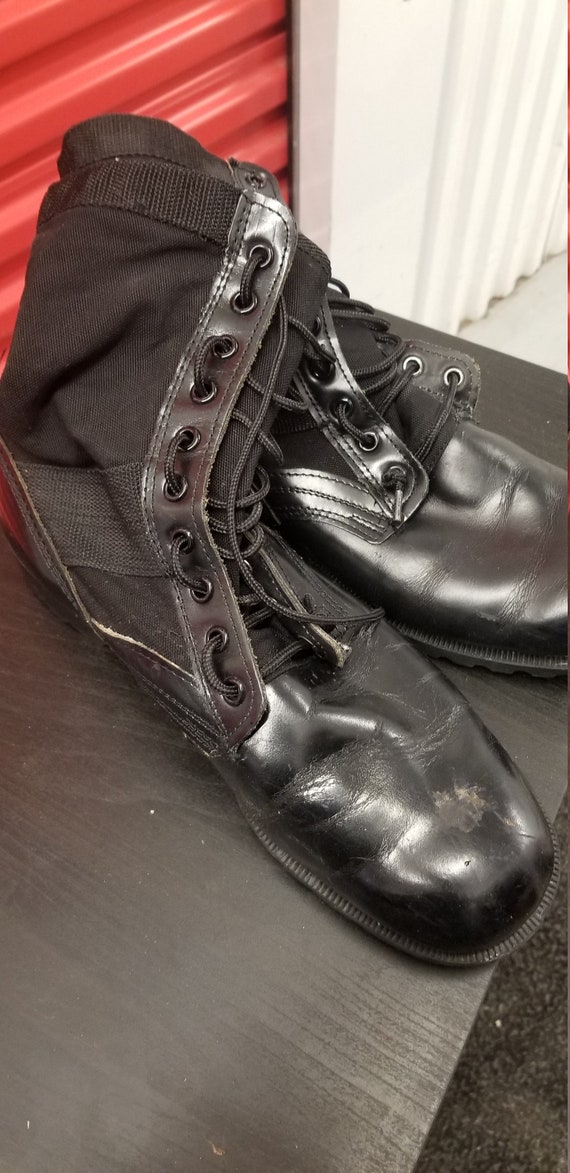 BLACK ARMY BOOTS