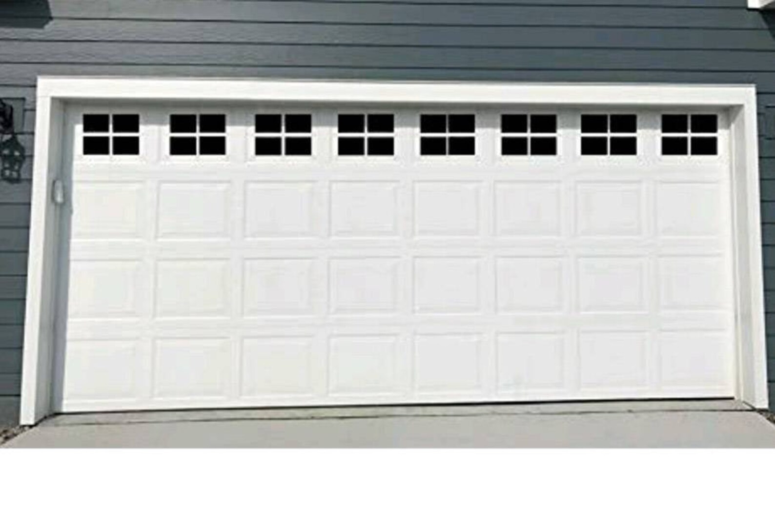 Vinyl Decals Garage Door Black Decorative Windows Curb Appeal Etsy