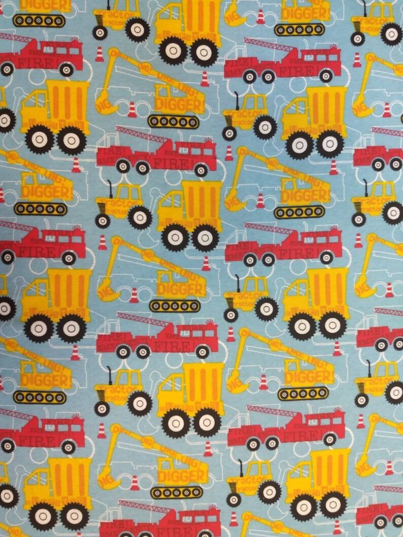 Fitted Crib Sheet Trucks Dump Fire Truck Construction Hauler Etsy