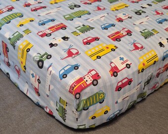 Sábana de cuna de transporte: ropa de cama de algodón hecha a mano para niños pequeños