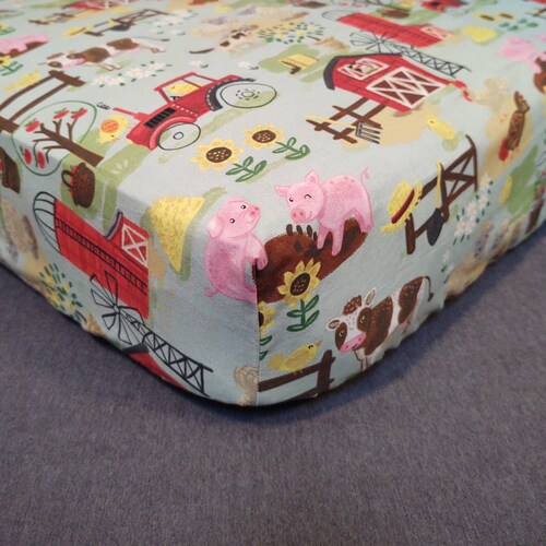 Fitted Crib Sheet Pack 'n Play Sheet Changing Pad Cover Etsy