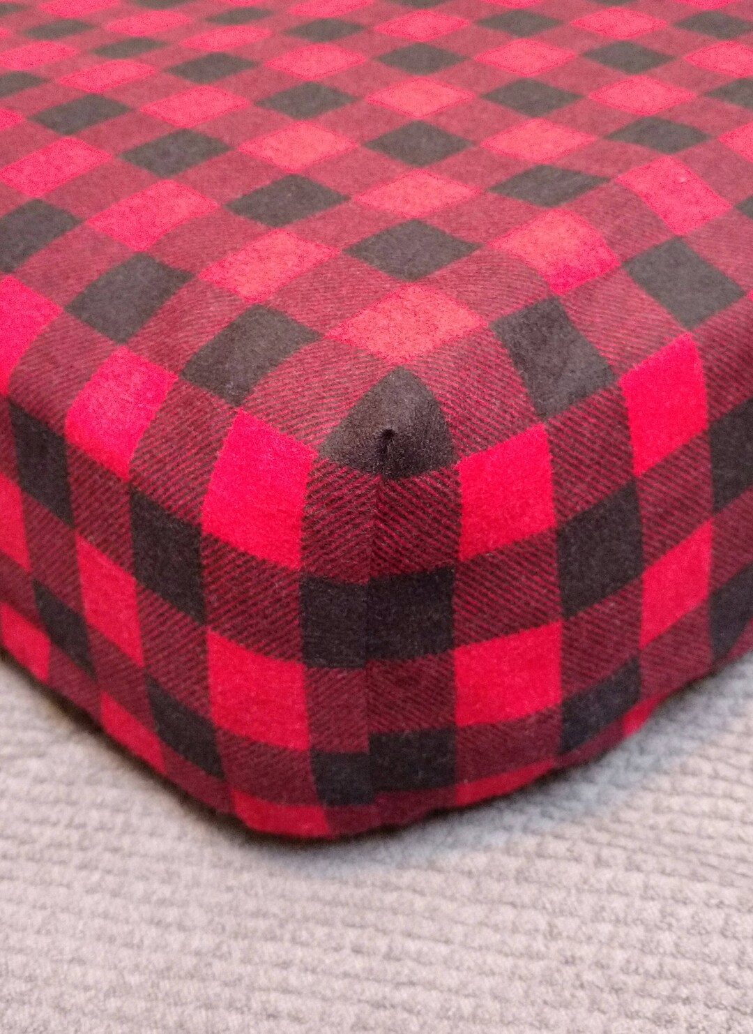 Fitted Crib Sheet Pack 'n Play Changing Pad Cover Receiving Blanket Red