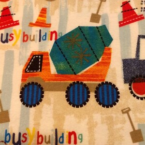 Fitted Crib Sheet Trucks Dump Cement Truck Crane Construction Hauler Premium Toddler Bedding Changing Pad Cover Flannel Tonka Toddler Custom image 8