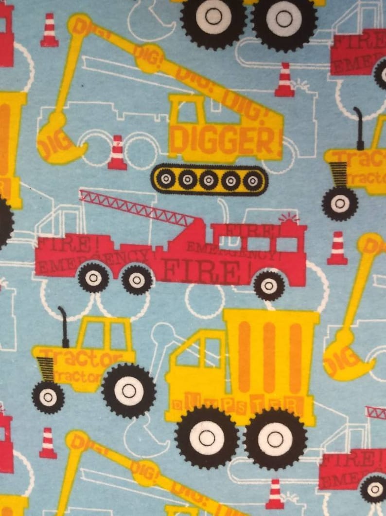 Fitted Crib Sheet Trucks Dump Fire Truck Construction Hauler Etsy