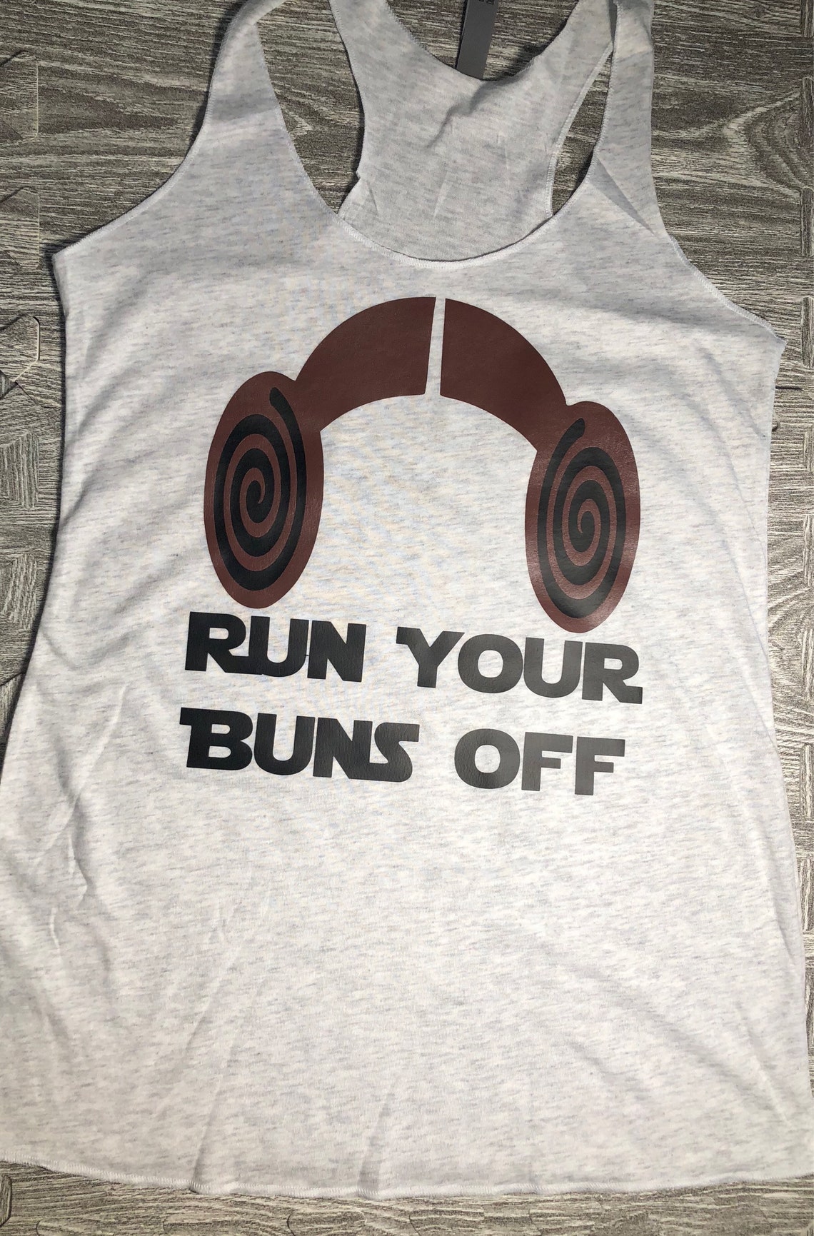 Star Wars Princess Leia Run Your Buns Off / Star Wars Running Etsy