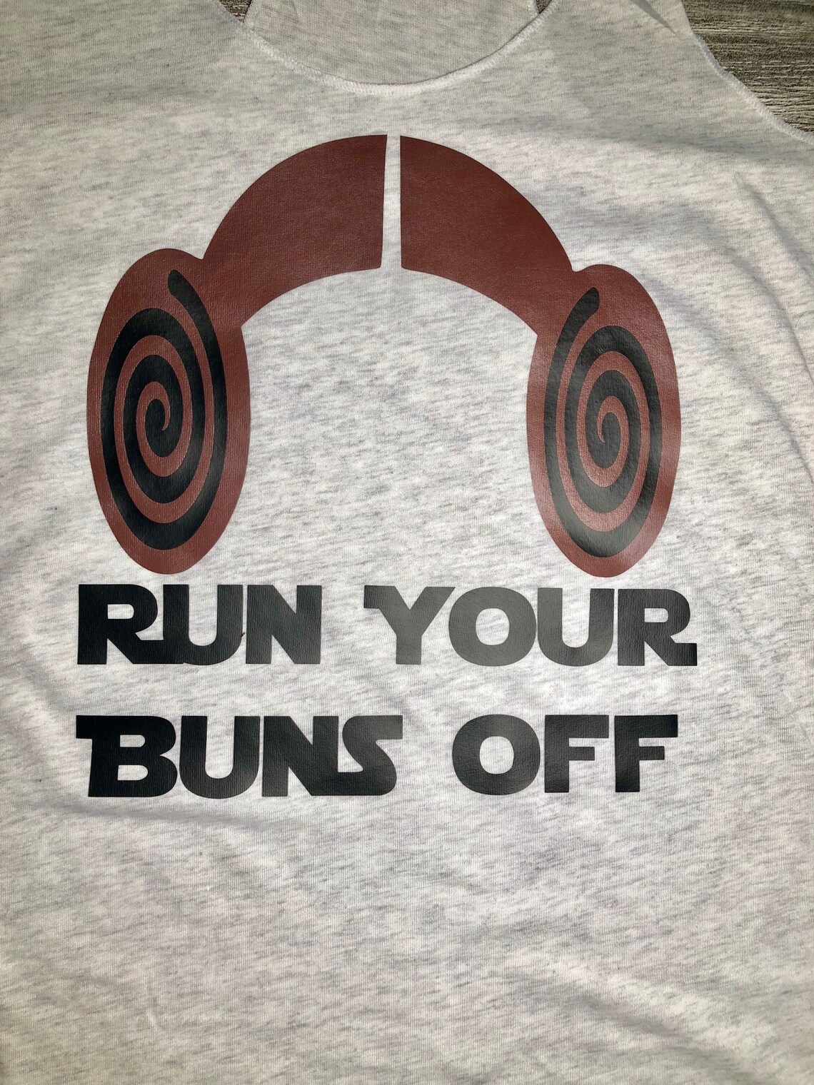 Star Wars Princess Leia Run Your Buns Off / Star Wars Running Etsy