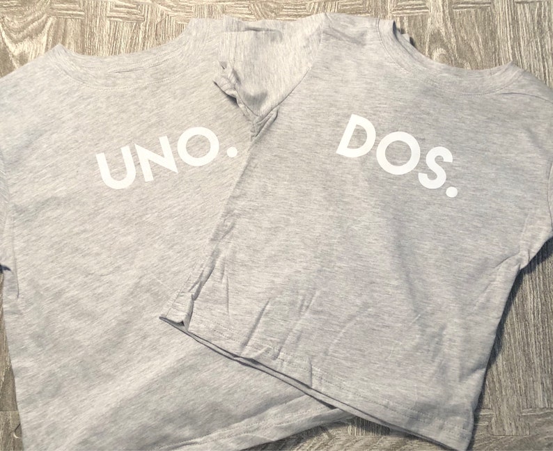 Sibling Shirts Uno Dos Shirts