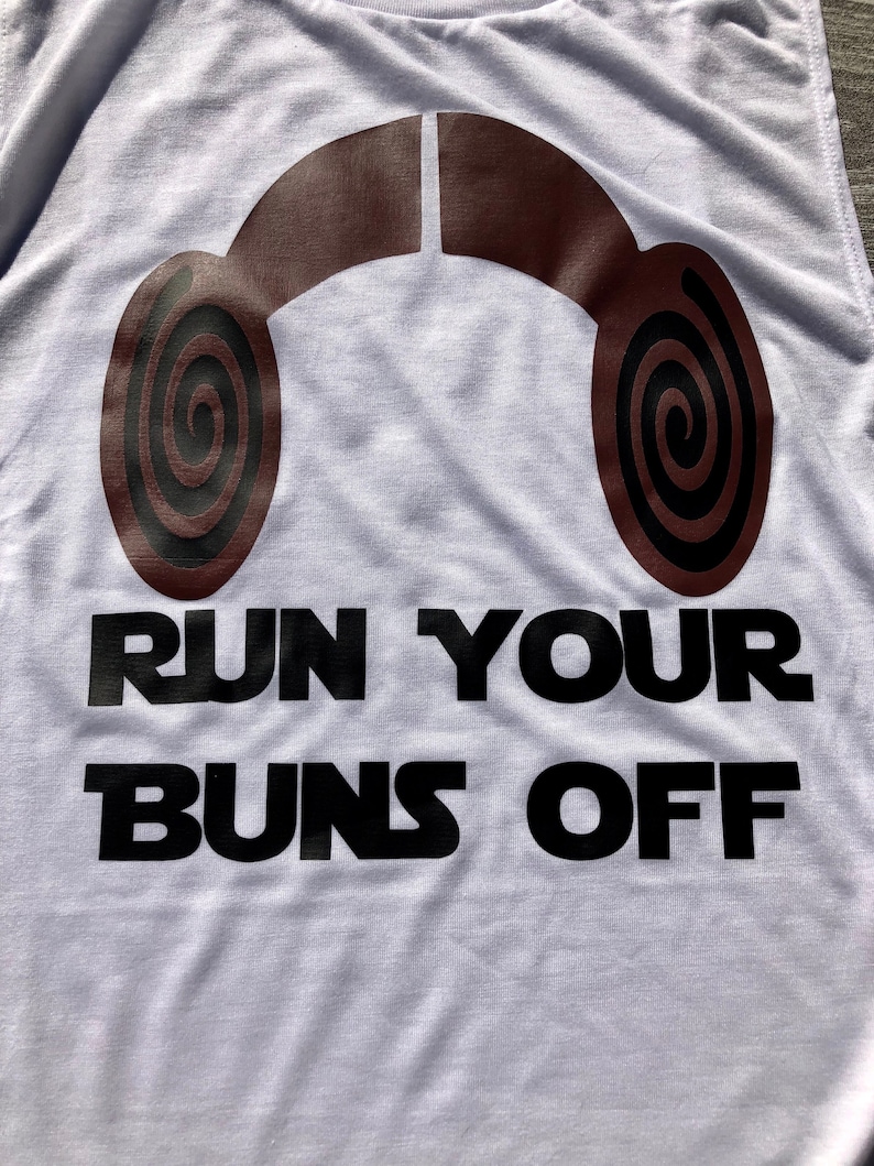 Star Wars Princess Leia Run Your Buns Off / Star Wars Running Etsy
