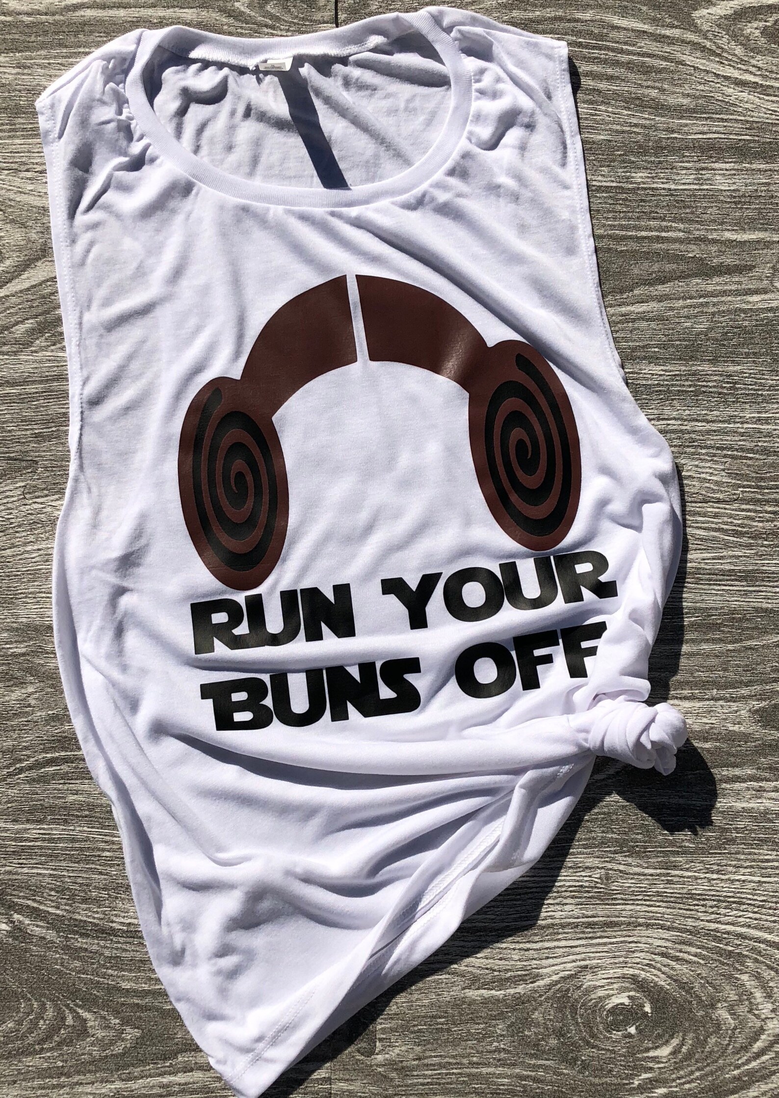Star Wars Princess Leia Run Your Buns Off / Star Wars Running Etsy