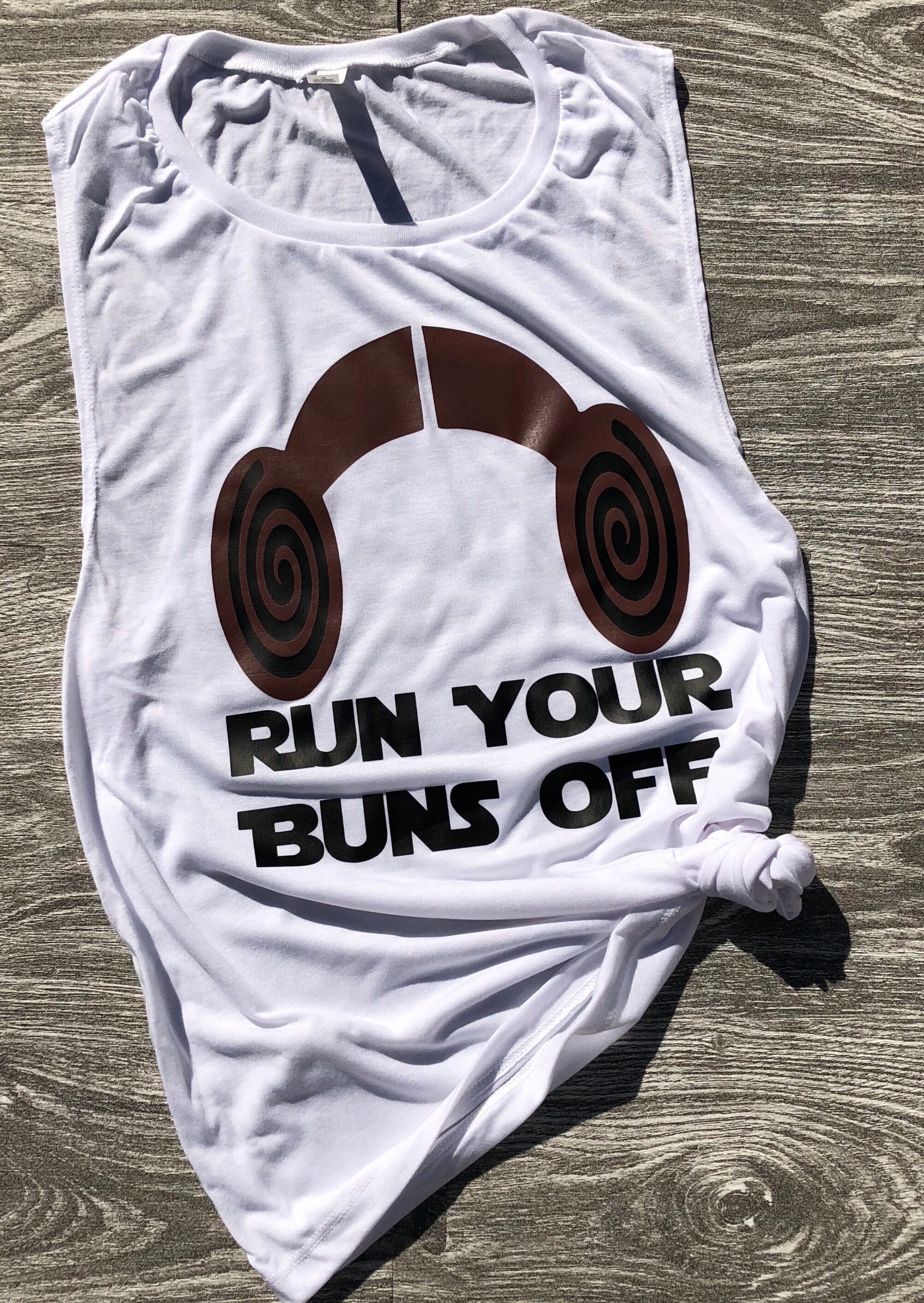 Star Wars Princess Leia Run Your Buns Off / Star Wars Running Etsy