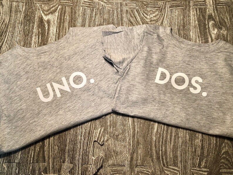Sibling Shirts Uno Dos Shirts
