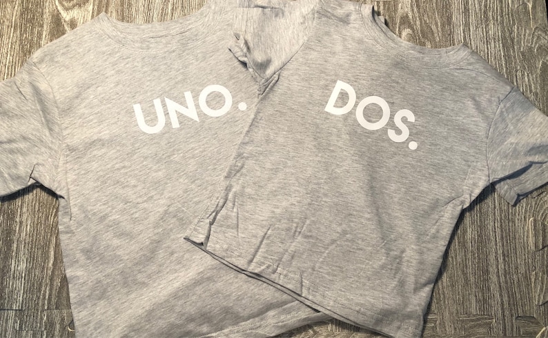 Sibling Shirts Uno Dos Shirts