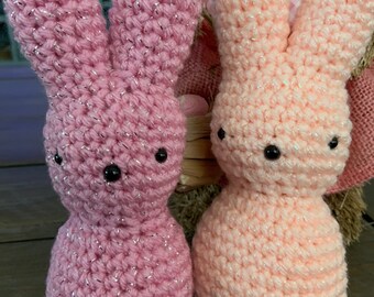 Stuffed Peep Bunnies NEW COLORS