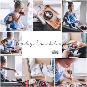 3 BABY I’M BLUE Mobile Lightroom Presets, Desktop Presets, Instagram Preset, Photo Preset, Insta Style, Cool Filters, Bright and Airy Preset