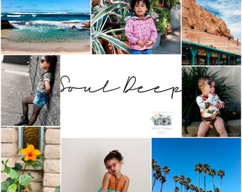 SOUL DEEP Mobile Lightroom Preset, High Contrast Preset, IG Preset für Tiefe, Photo Preset, Warm Filters, Light Airy Bloggers, ig Filter