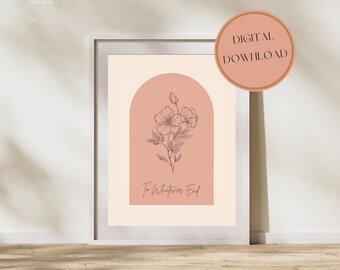To Whatever End - TOG Throne of Glass | Wall Art PRINT Digital Download