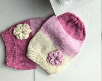 Pink Wool Hats