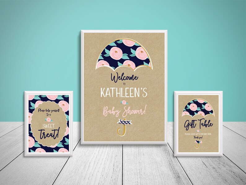 Printable Baby Girl Shower Decorations//baby Shower Etsy