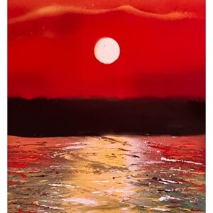 Póster de paisaje «Ola de calor en el agua»