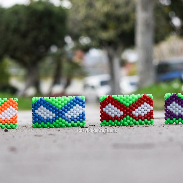 Teenage Mutant Ninja Turtles Kandi Cuffs